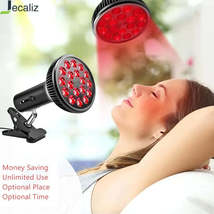 Red Light Therapy Lamp with Holder 360° Adjustable Clamp 660nm&amp;850nm Inf... - $109.99