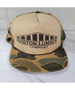  Aviston Lumber Hat Vintage Snapback Trucker Cap Mesh Camo Mens  - $461.51 MXN