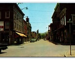 Main Street View Jersey Shore Pennsylvania PA UNP Chrome Postcard R4 - £7.07 GBP