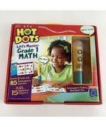 Hot Dots Let&#39;s Master Grade 1 Math Interactive Talking Pen Educational I... - $34.60