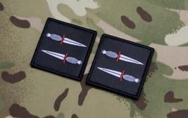 British Army Special Operations Brigade TRF Woven Patch 2-Piece Set ASOB... - $8.56