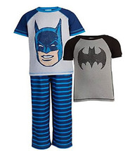 DC Comic Batman Little Boys&#39; 3 Piece Sleepwear Set, BATMAN (BLUE) - $7.50