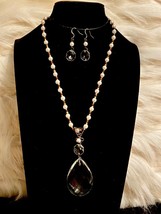 &quot;Reinvented Vintage&quot; Antique Crystal, Pearl and Bead Necklace Set - $38.00