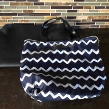 Lot of 2 makeup bags Adrienne Vittadini Studio + black faux leather 8x10... - $22.11