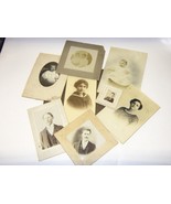 8 VINTAGE PHOTOS OF PEOPLE  FROM LONG AGO - $14.80