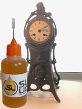 Slick Liquid Lube Bearings 100% Synthetic Oil for Antique Mantle Clocks Vintage - £7.76 GBP+
