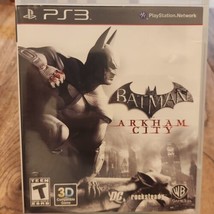 Batman Arkham City PS3 PlayStation 3 Video Game Blu Ray Disc Complete CIB - £12.73 GBP