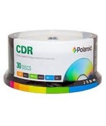 Polaroid CD-R 80 Data 700/MB 80 Minutes 52X Recording Media, 30-Pack Spi... - $24.69 CAD