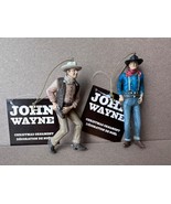 John Wayne - JOHN WAYNE set of 2 Ornaments by Kurt Adler Inc. - £38.72 GBP