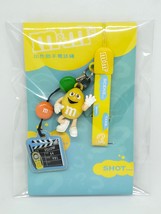 M&amp;M&#39;s Phone Charm Strap With Screen Cleaner (Yellow Combo) - 2006 New Un... - $12.90