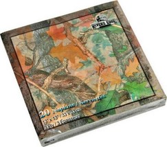 Camo Fall Paper Napkins Lunch Dinner 2 pack 20 count 3 ply Cabin Lodge H... - £14.30 GBP