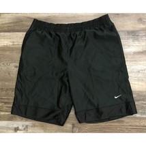 Nike Mens Large Black Athletic Shorts with Drawstring on Gray Tag - $17.59