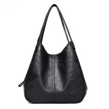 2022 New Korean Fashion Women Shoulder Bags Soft Pu Leather Large Capacity Casua - £57.29 GBP