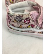 Vans Toddler 7 Girls Pink Metallic High tops Two Strap Closure - $15.87