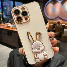 Luxury Cute Stand Rabbit Soft Phone Case For iphone 14 13 12 Pro Max Plus Mini S - £7.17 GBP+