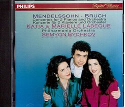 Mendelssohn &amp; Bruch: Concertos for 2 Pianos [Audio CD] Felix Mendelssohn-Barthol - £3.12 GBP