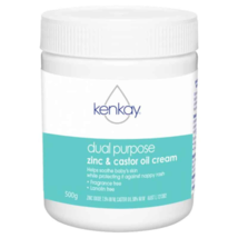 Kenkay Dual Purpose Zinc &amp; Castor Oil Cream 500g - £65.48 GBP