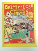 1974 Clyde Beatty-Cole Bros. World&#39;s Largest Circus Program w/ Signatures - £15.28 GBP
