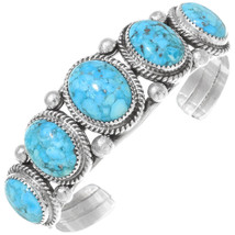 Native Navajo Sterling Silver Multi-Stone SB Turquoise Bracelet Womens Mens s6-8 - £391.90 GBP+