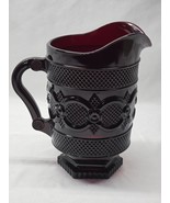 AVON 1876 CAPE COD RUBY 2 Quart Pitcher (46 Ounce) 7.5 Inches By Wheaton... - $371.16 MXN