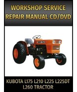 Kubota L175 L210 L225 L225DT L260 Tractor Service Repair Manual on CD - £16.86 GBP
