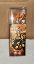 Halloween LED String Lights 32&quot; Long You Choose Type 10ea Bulbs Battery 2AA 267O - £3.07 GBP