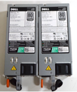 LOT OF 2 Dell 750W PowerEdge R630 R730 R730XD Power Supply V1YJ6 DPS-750... - £28.77 GBP