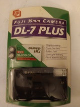 Fuji DL-7 Plus 35mm Film Basic Point And Shoot Camera With Built-In Flash NOS - £63.94 GBP