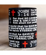 Set of John 3:16 Verse Religious Wristbands Wholesale Lot of Silicone Br... - £6.25 GBP+