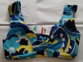 Tommy Bahama Azure Blue Swirl Tide Wide Strap Tie Bra Size XS/TP - $11.95