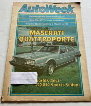AutoWeek magazine December 22, 1980 issue Maserati Quattroporte cover - $365.56 MXN