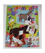 Vintage 1984 Golden Sylvester &amp; Tweety 100 Piece Puzzle 100% Complete #4... - $20.36 CAD