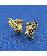 14K Gold-Plated HP Golden Snitch Stud Earrings - £13.38 GBP