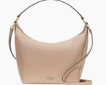 New Kate Spade Leila Hobo Shoulder Bag Pebble Leather Warm Beige with Du... - $142.41