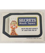 1974 Topps Wacky Packages Secrets Mouth Tapers Sticker Card Tan Back Ser... - £11.19 GBP