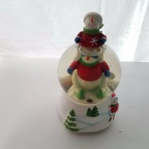 JC Penny Home Collection Musical Skier Snowglobe Plays Let It Snow In Orig. Box - £14.90 GBP