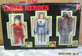 captain future three heroes figure set 1980s vintage toys new rare free ems - $749.99