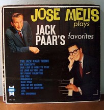 Jose Melis Plays Jack Paar&#39;s Favorites [Vinyl] - £10.14 GBP