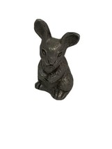 Vintage Bea Pewter Bunny Figurine, 1&quot; - $7.59