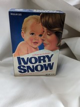Vintage Ivory Snow Laundry Detergent Soap Box 13 oz Regular Size Sealed NEW - £25.57 GBP