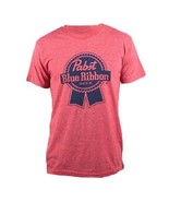 BRAND NEW Pabst Blue Ribbon PBR Beer Men&#39;s Red Heather T-Shirt Size 2XL - £15.57 GBP