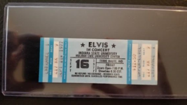 Elvis Presley - Vintage Sept. 16, 1977 Terre Haute, Ind. Whole Concert Ticket - £141.77 GBP