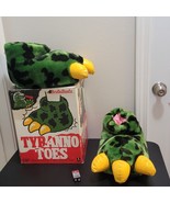 VTG 1989 Tyranno Toes Brute Boots Dinosaur Slippers Works Adults One Size - £210.09 GBP