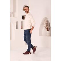 The Majesty Burgundy Leather Men Sneaker image 2