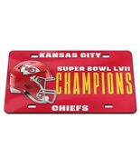 Kansas City Chiefs Super Bowl Champions LVII Laser Mirror License Plate ... - €33,99 EUR