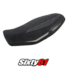 Ducati Scrambler 800 2023-2024 Seat Cover Tappezzeria Velvet Look Silver Black - $253.00