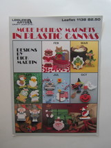 More Holiday Magnets in Plastic Canvas by Leisure Arts. Craft Pattern Le... - $6.50