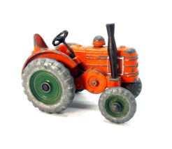 Dinky Toys 1954 Orange Field Marshall Tractor #301 Green Wheels - RARE V... - £57.32 GBP