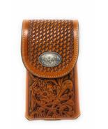 Texas West Western Cowboy Tooled Floral Leather Rooster Concho Belt Loop... - £17.12 GBP