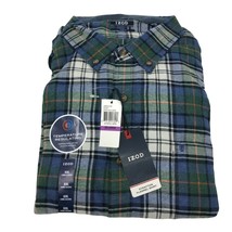 IZOD Men&#39;s Stratton Long Sleeve Button Down Flannel Shirt (Size XXL) - £41.87 GBP